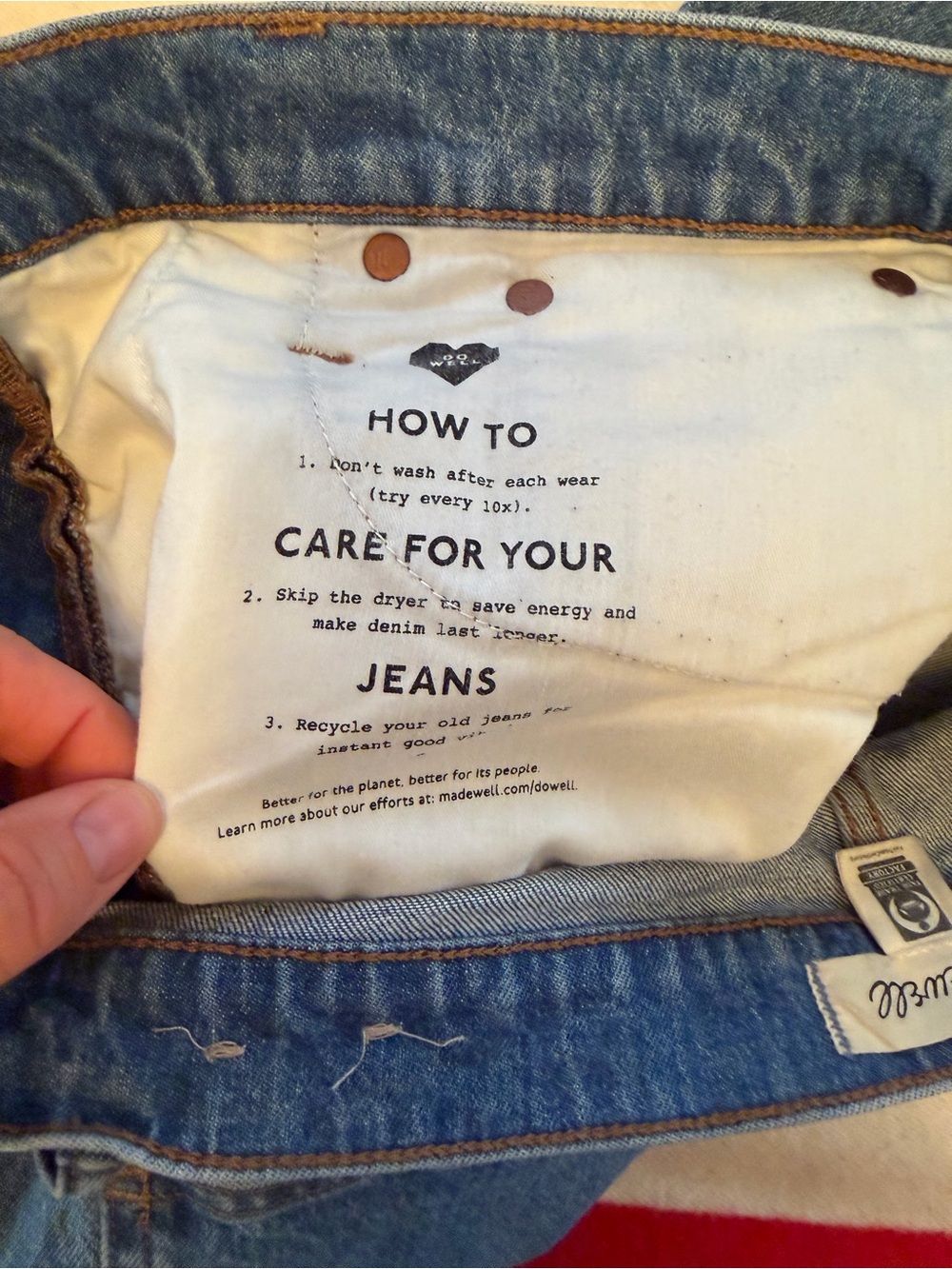 Madewell The Perfect Vintage Wide Leg Crop Women's Jeans in Medium Blue Wash - Picture 9 of 11